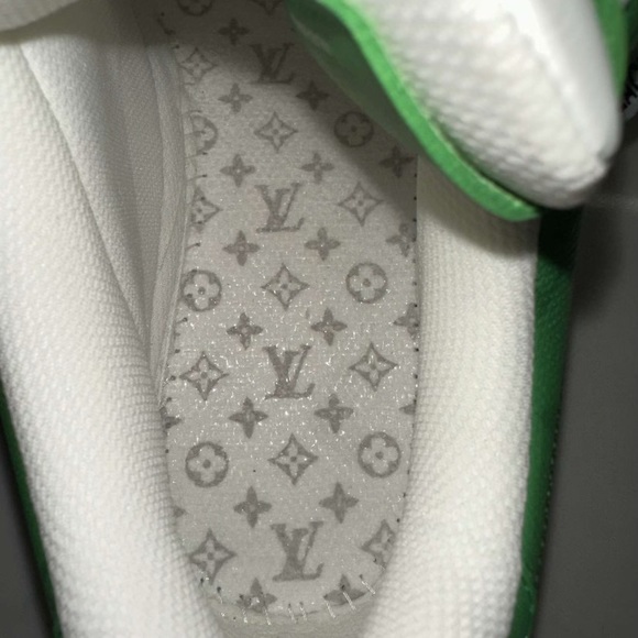 Nike x Louis Vuitton x Virgil Abloh Air Force 1’s AF1s Green/White - Picture 4 of 9